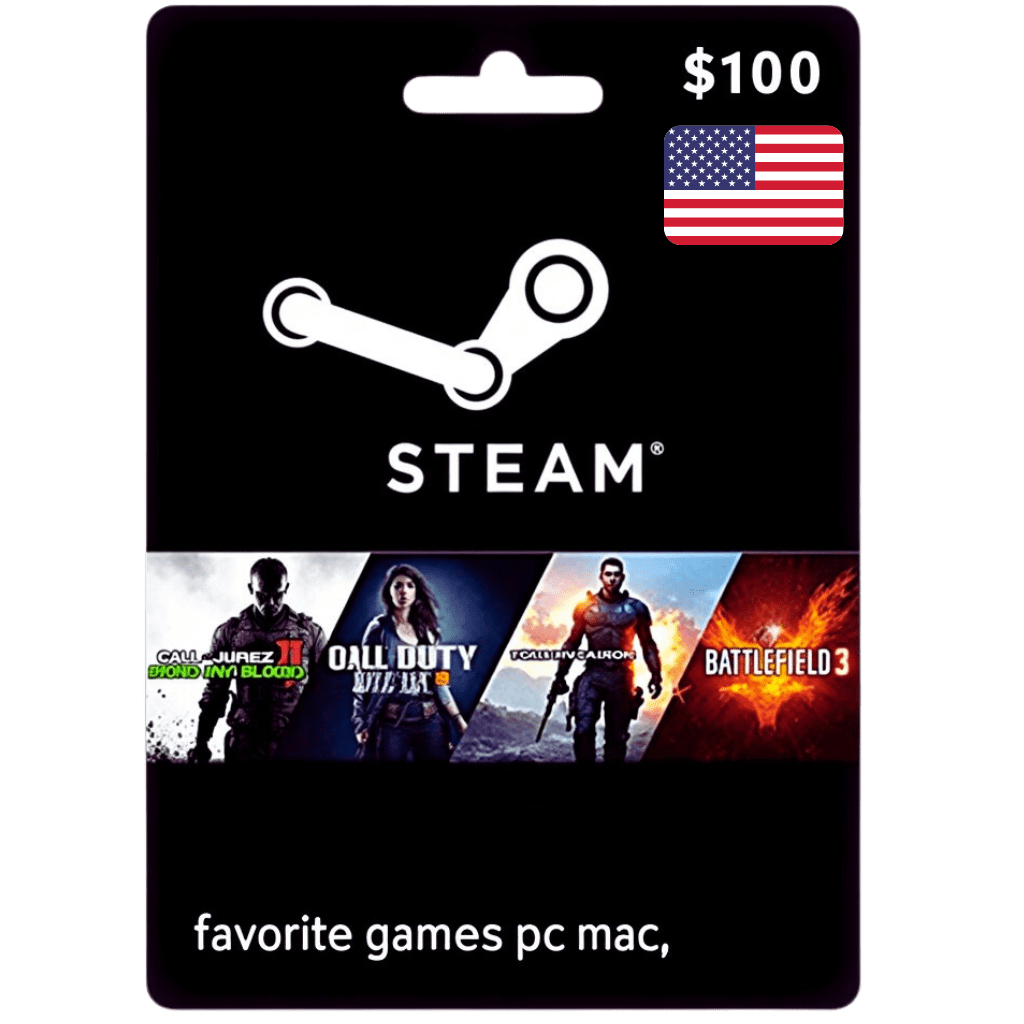 Steam Gift Card USA 100 USD