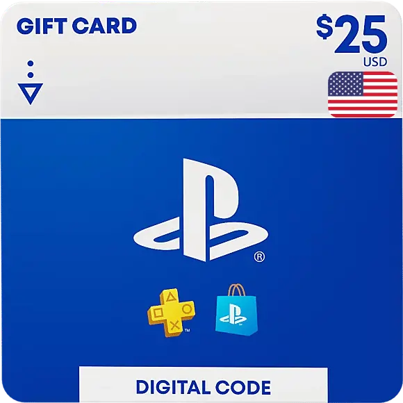 PSN Playstation Network Gift Card USA 25 USD