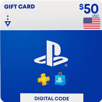PSN Playstation Network Gift Card USA 50 USD