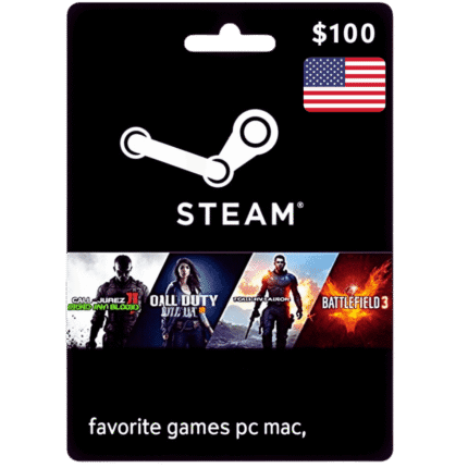 Steam Gift Card USA 100 USD