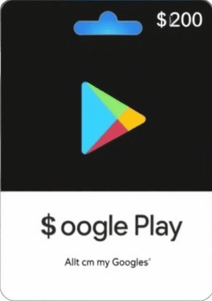 Google Play Gift Card 200 USD USA