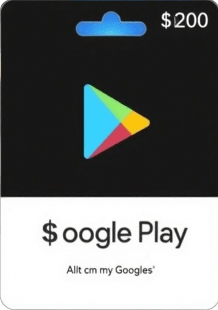 Google Play Gift Card 200 USD USA