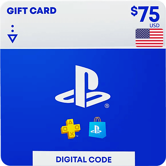 PSN Playstation Network Gift Card USA 75 USD