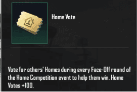 1 Million Home Vote Popularity PUBG MOBILE