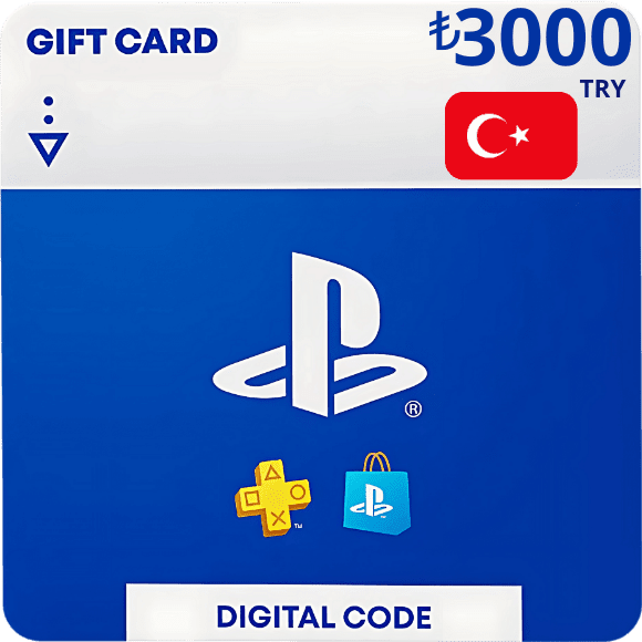PSN Playstation Network Gift Card Turkey 3000 TRY