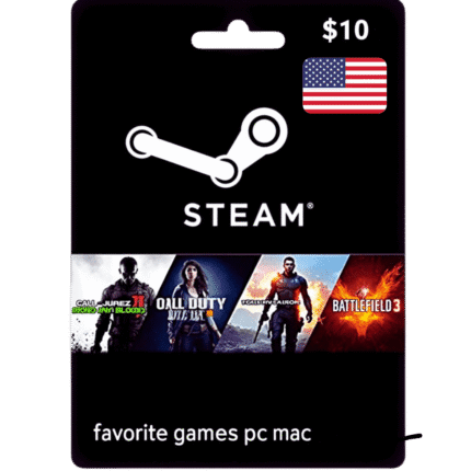 Steam Gift Card USA 10 USD