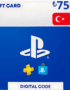 PSN Playstation Network Gift Card Turkey 750 TRY